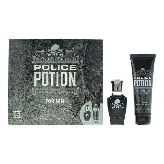 Police Potion For Him Gift Set 30ml Eau De Parfum + 100ml Shower Gel