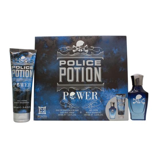 Police Potion Power Gift Set 30ml Eau De Parfum + 100ml Shower Gel