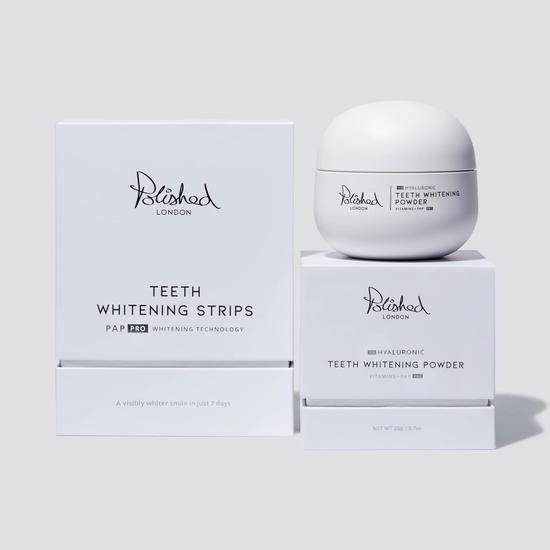 Polished London Teeth Whitening Powder & Strips Bundle