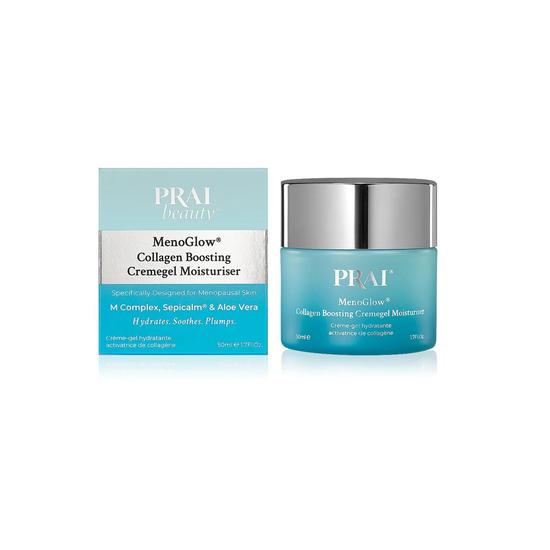 PRAI MenoGlow Collagen Boosting Creme Gel Moisturiser 50ml