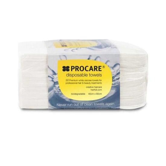 ProCare White Disposable Towels 40cm x 80cm / White