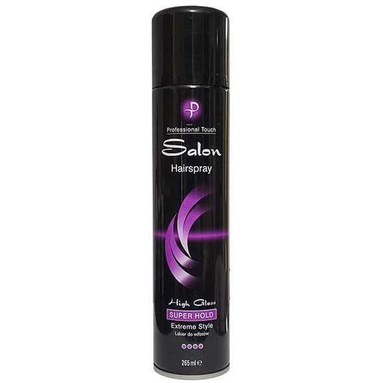 Professional Touch High Gloss Super Hold Hairspray 265ml