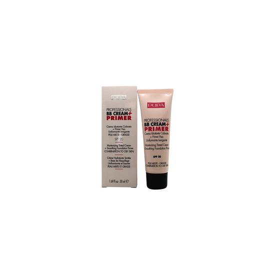 PUPA Professionals BB Cream + Primer For Oily To Combination Skin SPF 20 001 Nude