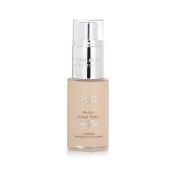 PÜR 4 In 1 Love Your Selfie Longwear Foundation & Concealer LG1 Porcelain very Fair Skin With Golden Undertones