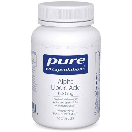 Pure Encapsulations Alpha Lipoic Acid 600mg Capsules 60 Capsules