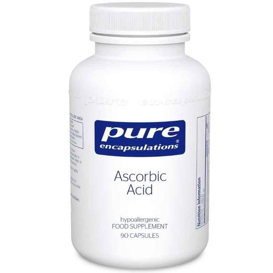 Pure Encapsulations Ascorbic Acid Capsules 90 Capsules