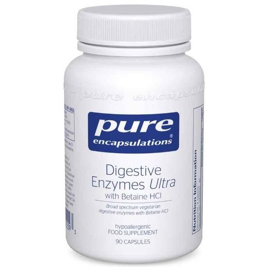 Pure Encapsulations Digestive Enzymes Ultra With Betaine HCl Capsules 90 Capsules