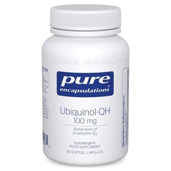 Pure Encapsulations Ubiquinol-QH 100mg Capsules 60 Capsules