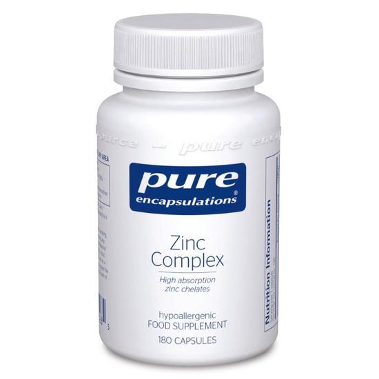 Pure Encapsulations Zinc Complex Capsules 180 Capsules