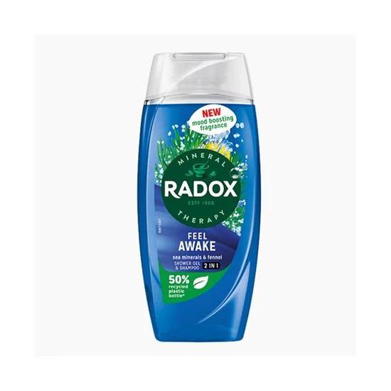 Radox Mineral Therapy Feel Awake 2 In 1 Shower Gel Shampoo 225ml