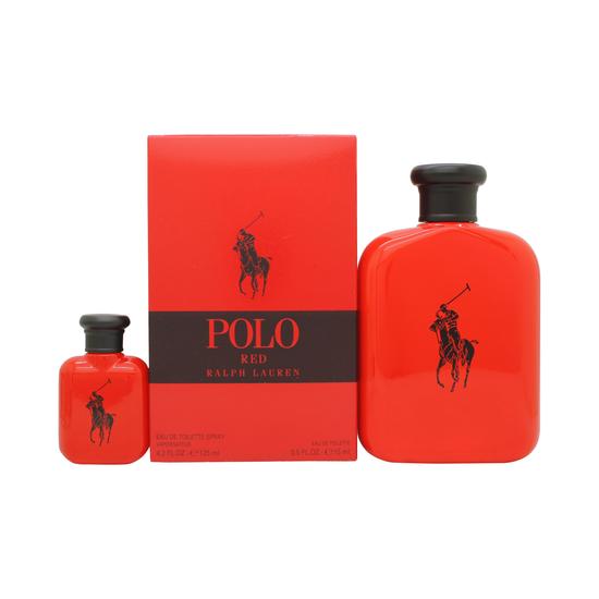 Ralph Lauren Polo Red Gift Set 125ml Eau De Toilette + 15ml Eau De Toilette