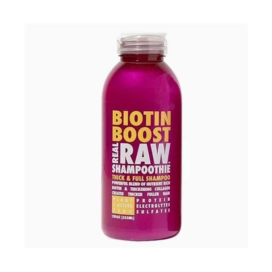 Real Raw Biotin Boost Shampoothie Thick Full Shampoo 355ml