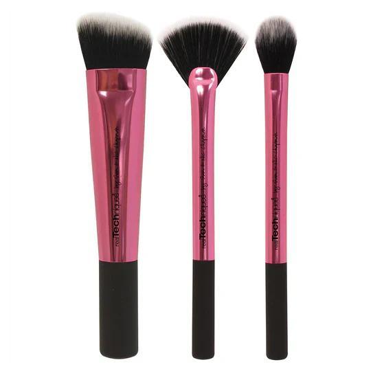 Real Techniques Collectors Edition Set Of 3 Professional Makeup Brush Set