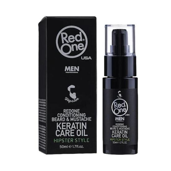 Red One Hipster Style Keratin Care Conditioning Beard & Moustache Oil