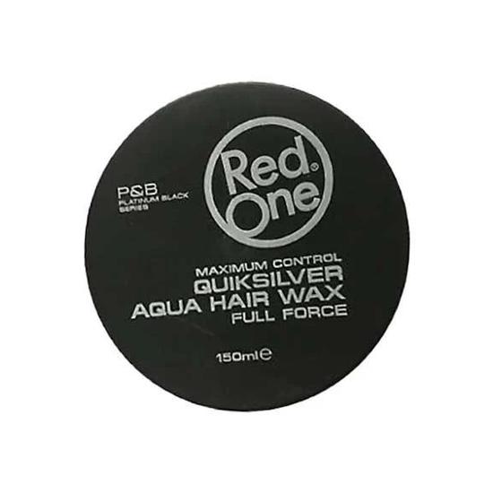 Red One Quik Silver Aqua Hair Gel Wax Full Force 150ml