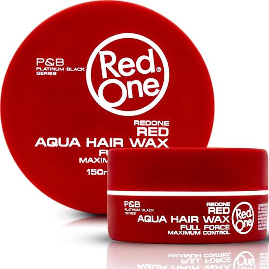 Red One Red Aqua Hair Wax Full Force Maximum Control Styling Hair Gel 150ml