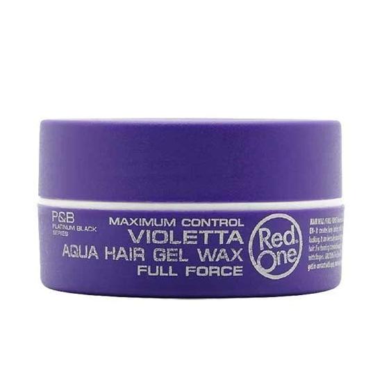 Red One Violetta Aqua Hair Gel Wax Full Force 150ml