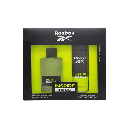 Reebok Inspire Your Mind Men Gift Set 100ml Eau De Toilette + 150ml Deodorant Spray