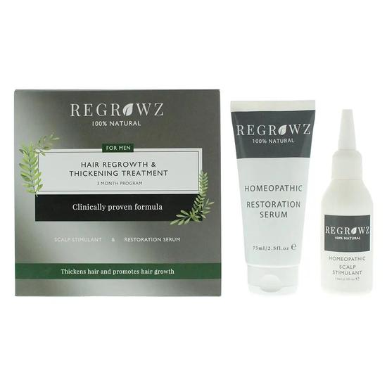 Regrowz Hair Regrowth Thickening Treatment Three Month Programme For Men