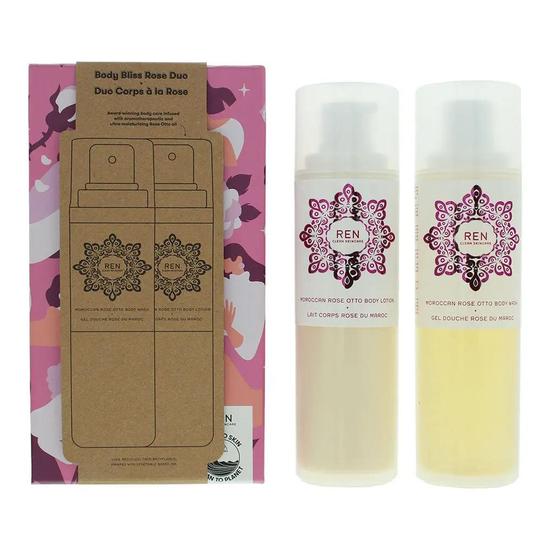 REN Gift Set: Body Wash 100ml Body Lotion 100ml 2 Piece