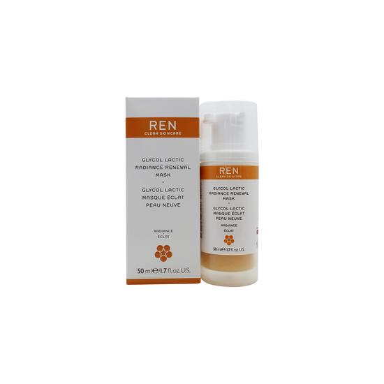 REN Glycol Lactic Radiance Renewal Face Mask 50ml