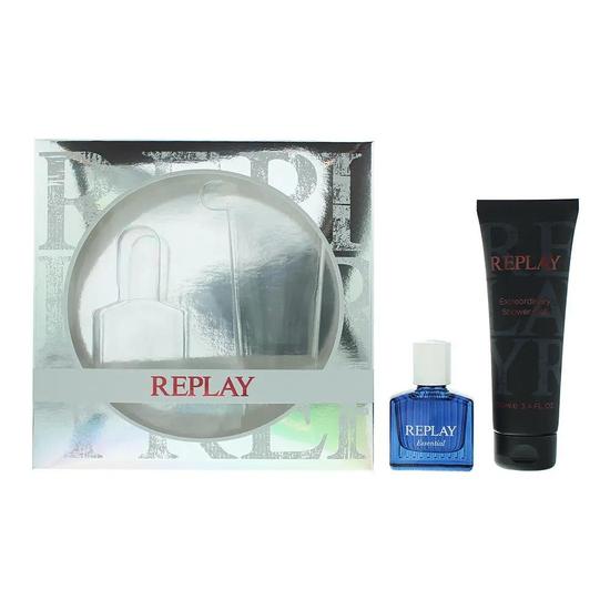 Replay Essential For Him Gift Set: Eau De Toilette 30ml Shower Gel 100ml 2 Piece