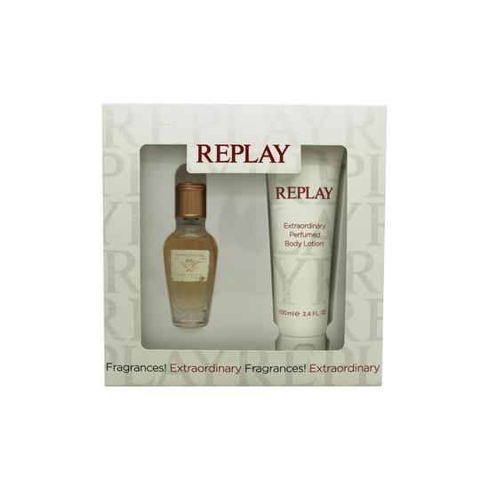 Replay Jeans Original For Her Gift Set 20ml Eau De Toilette + 100ml Body Lotion