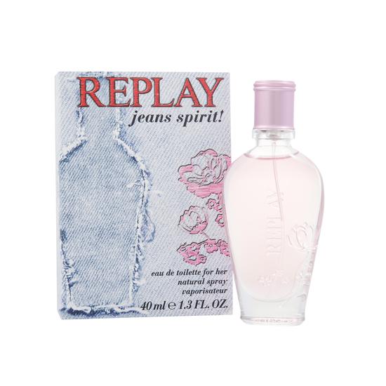 Replay Jeans Spirit! For Her Eau De Toilette 40ml