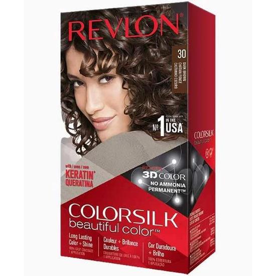 Revlon Coloursilk Beautiful Colour Permanent Hair Colour 30 Dark Brown