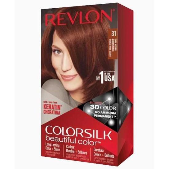 Revlon Coloursilk Beautiful Colour Permanent Hair Colour 31 Dark Auburn