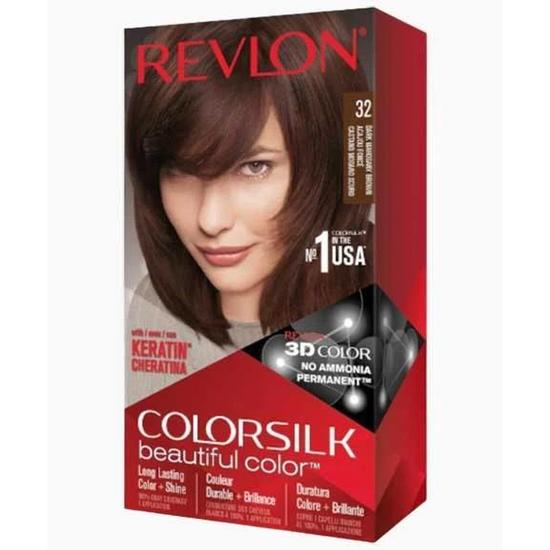 Revlon Coloursilk Beautiful Colour Permanent Hair Colour 32 Dark Mahogany Brown