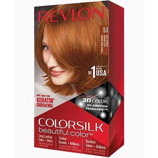 Revlon Coloursilk Beautiful Colour Permanent Hair Colour 53 Light Auburn