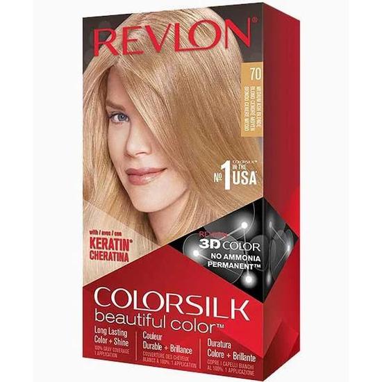 Revlon Coloursilk Beautiful Colour Permanent Hair Colour 70 Medium Ash Blonde