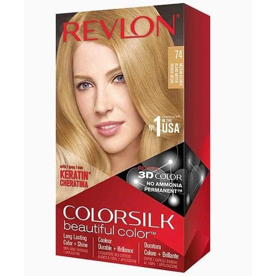 Revlon Coloursilk Beautiful Colour Permanent Hair Colour 74 Medium Blonde