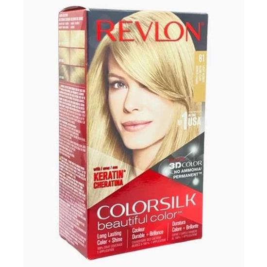 Revlon Coloursilk Beautiful Colour Permanent Hair Colour 81 Light Blonde