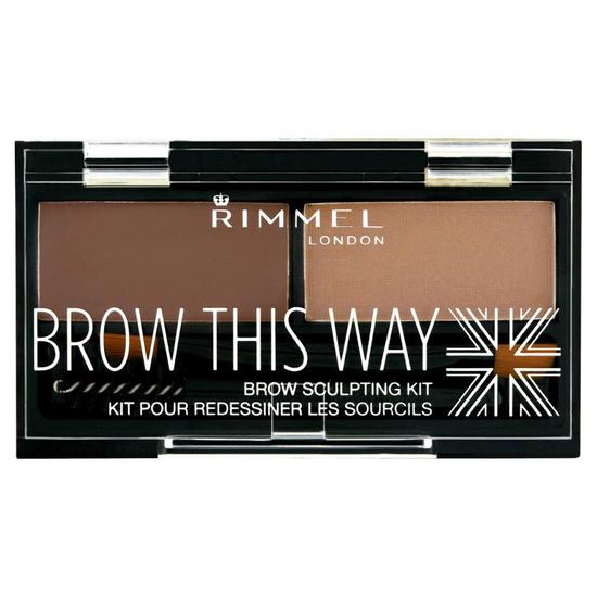 Rimmel Brow This Way Eyebrown Sculpting Kit Medium Brown