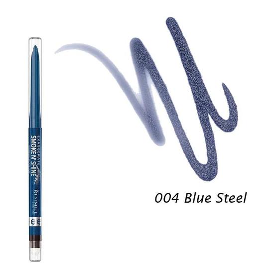 Rimmel Exaggerate Smoky N Shine Gel Eyeliner 004 Blue Steel