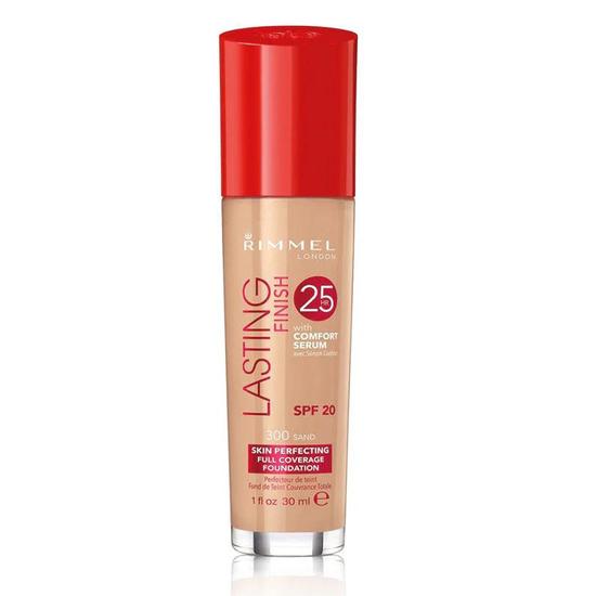 Rimmel Lasting Finish 25HR Full Coverage Foundation 300 Sand