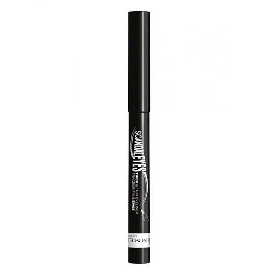 Rimmel Scandaleyes Thick & Thin Waterproof Eyeliner 001 Black