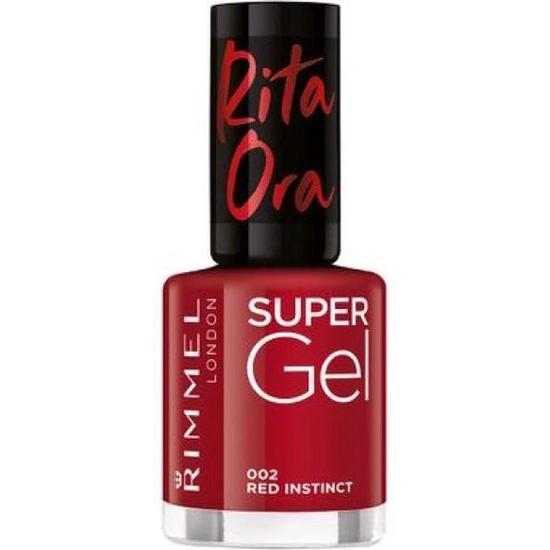 Rimmel Super Gel By Rita Ora Nail Polish 002 Red Instinct