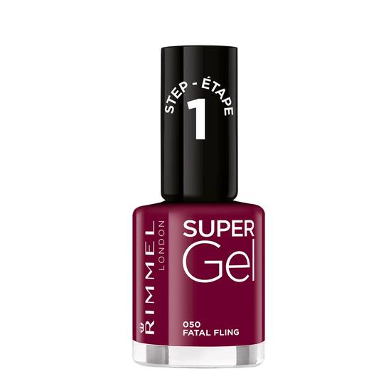 Rimmel Super Gel Nail Polish 050 Fatal Fling