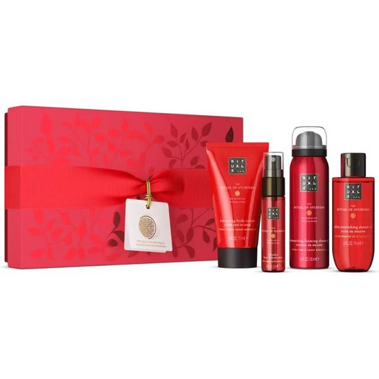 Rituals The Ritual Of Ayurveda Set: Foaming Shower Gel 50ml + Dry Oil 30ml + Shampoo 70ml + Conditioner 70ml