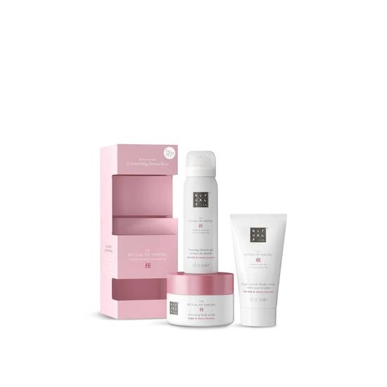 Rituals The Ritual Of Sakura Set: Body Scrub 125g + Foaming Shower Gel 50ml + Body Cream 70ml