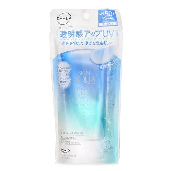 Rohto Skin Aqua Tone Up UV Essence Blue