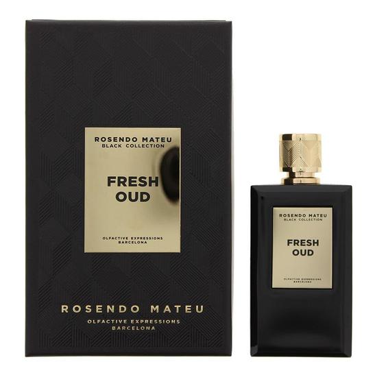 Rosendo Mateu Olfactive Expressions Barcelona Black Collection Fresh Oud Eau De Parfum 100ml