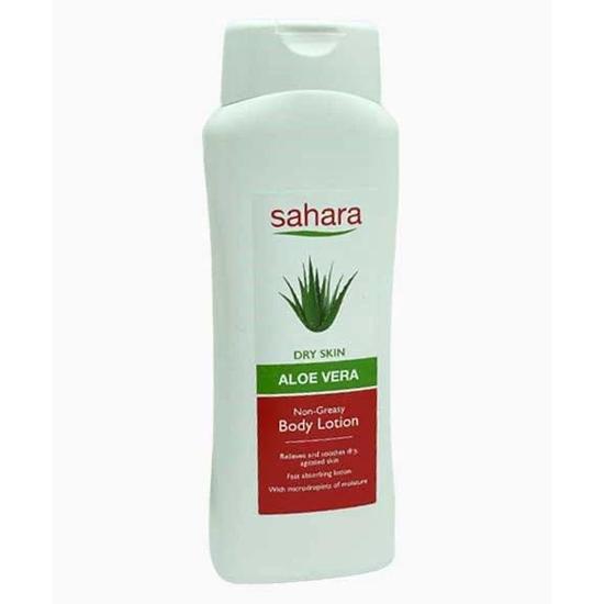 Sahara Single Bible Aloe Vera Non Greasy Dry Skin Body Lotion 500ml