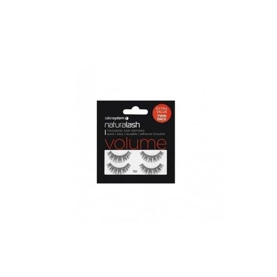 Salon System Naturalash 101 Black Volume TWIN PACK