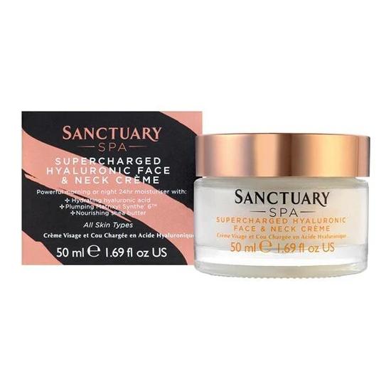 Sanctuary Spa Supercharged Hyaluronic Face & Neck Cream 50ml