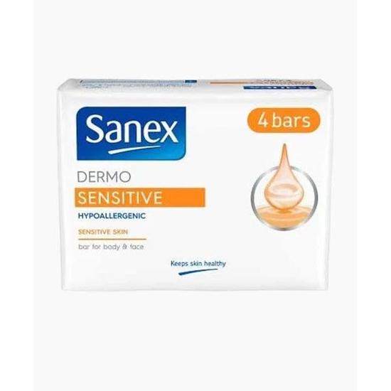 Sanex Dermo Hypoallergenic Bar For Sensitive Skin 4 x 90 g