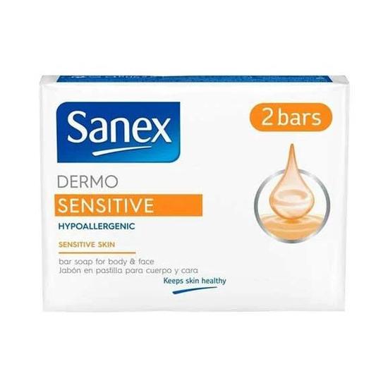 Sanex Dermo Sensitive Skin Soap Bar 2 Bars